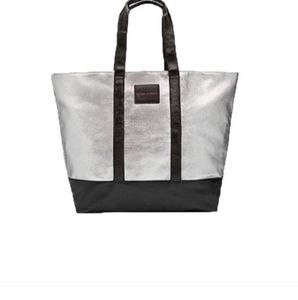 VS Silver & Black Tote Bag